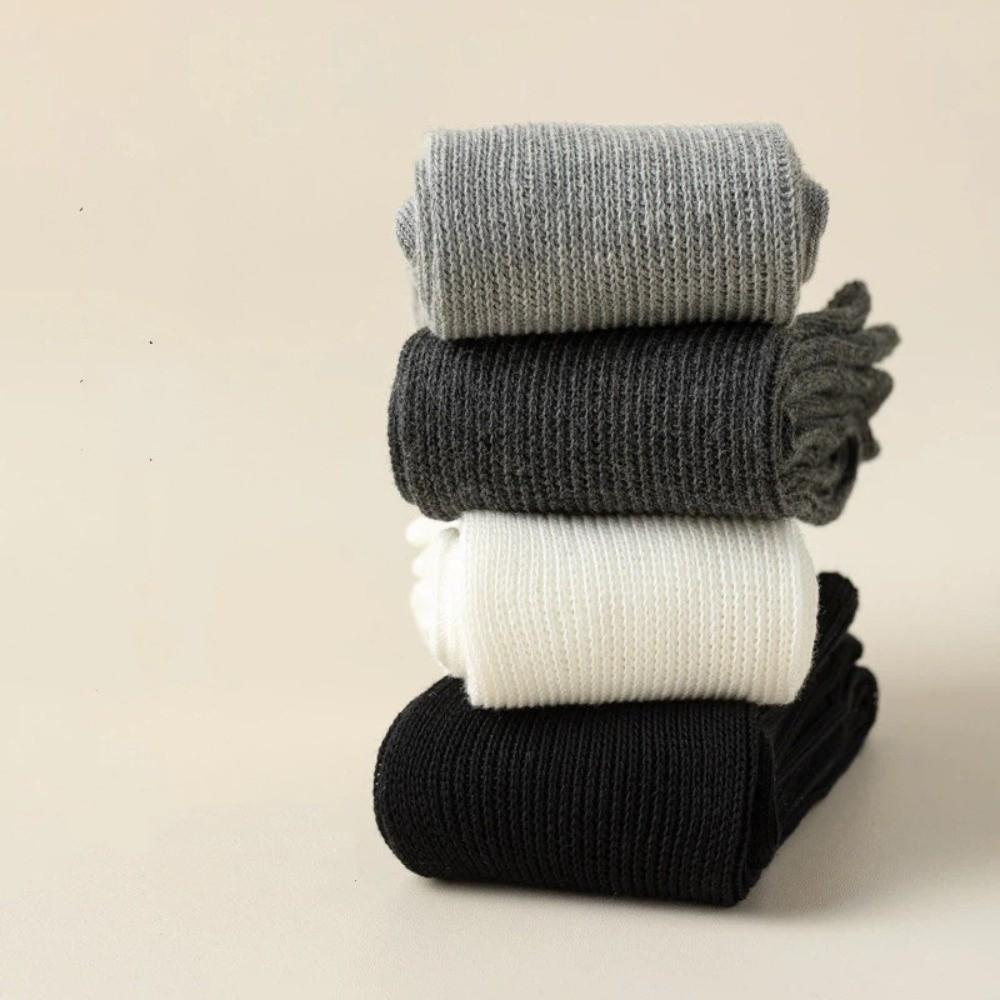 Soft Women's Long Socks Solid Color Two-Toed Sock Comfortable Split Toe Socks Autumn