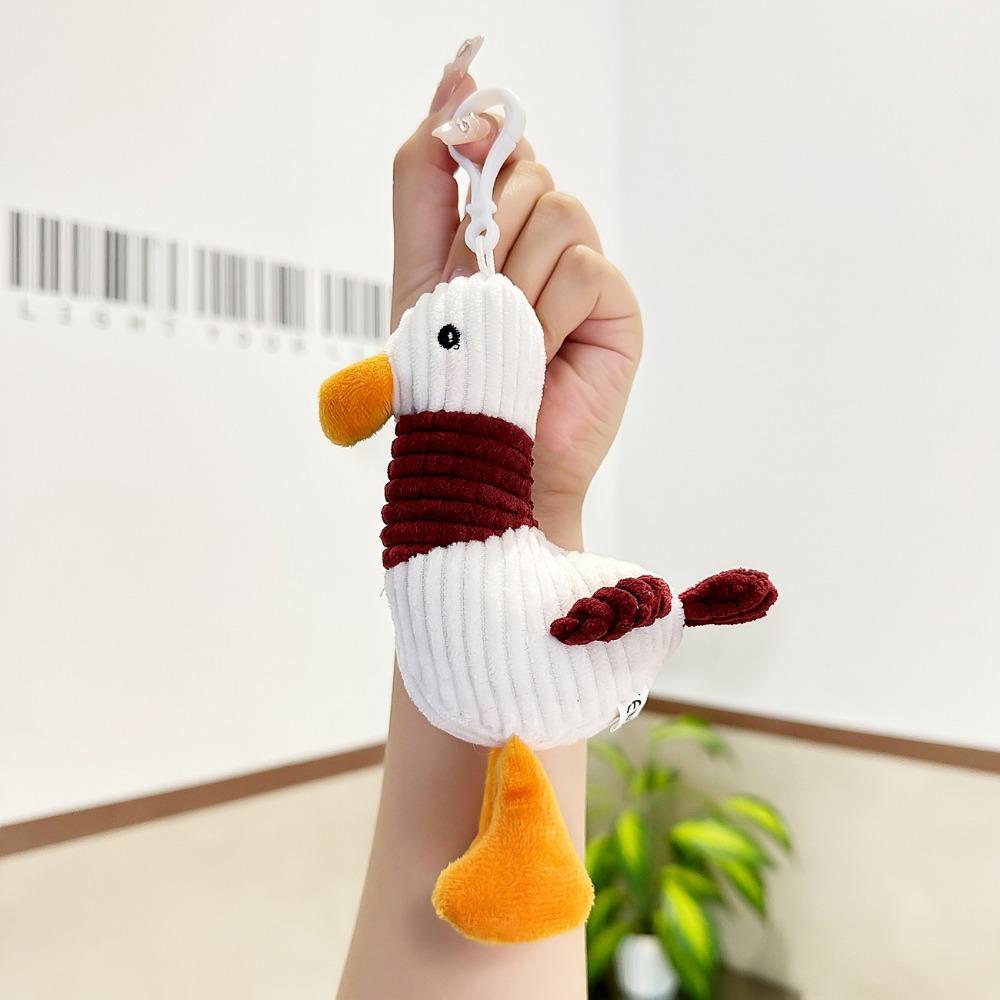 Portachiavi anatra che fa rifornimento, ciondolo, bambola bambola bambola, femminile, carino ornamento bambola di peluche boutique