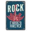 Rock Guitar Vintage Tin Sign Music Poster Wall Plaque Retro Tinplate Crafts Decor for Bar Garage Club Night Rock Party