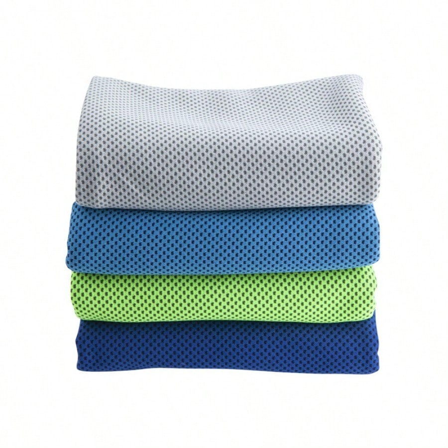 Cold towel Double-layer sports sweat-absorbing towel Fitness wipe sweat towel Quick-drying towel