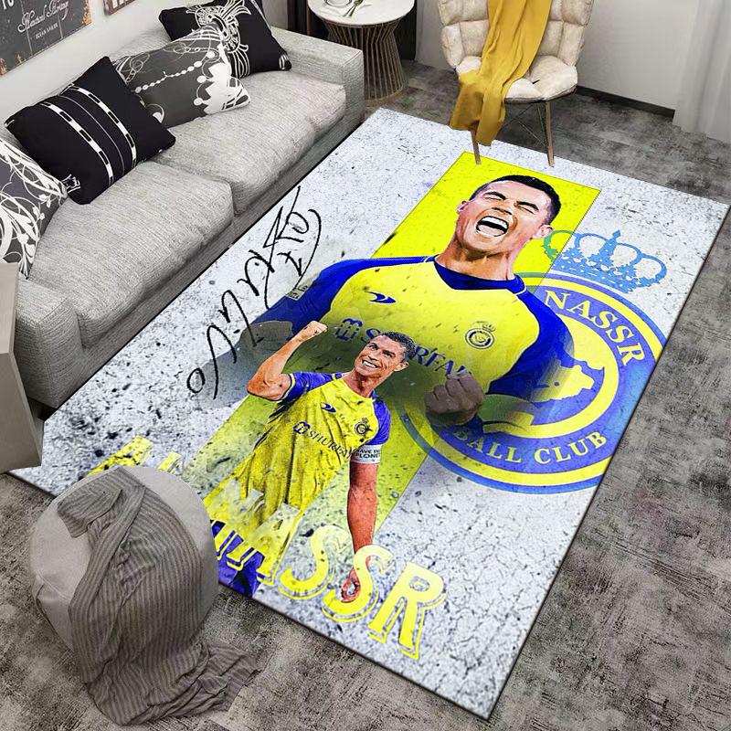 Soccer carpet Inspire Designed floor mat, suitable as a non-slip mat for the living room or bedroom sofa