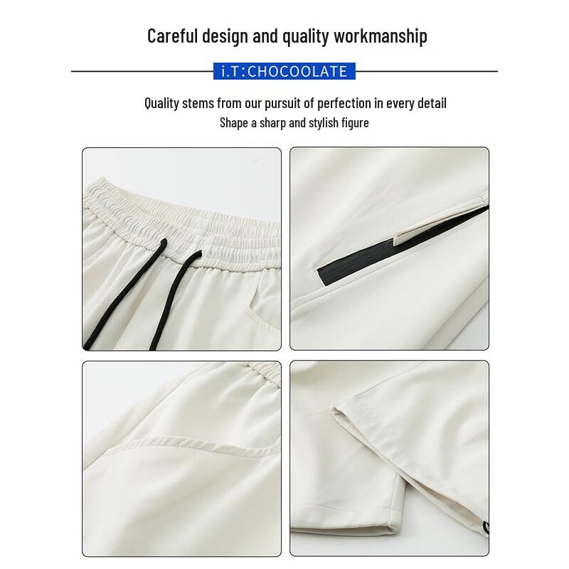 CHOCOOLATEit Men's Loose Straight Techwear Cargo Pants