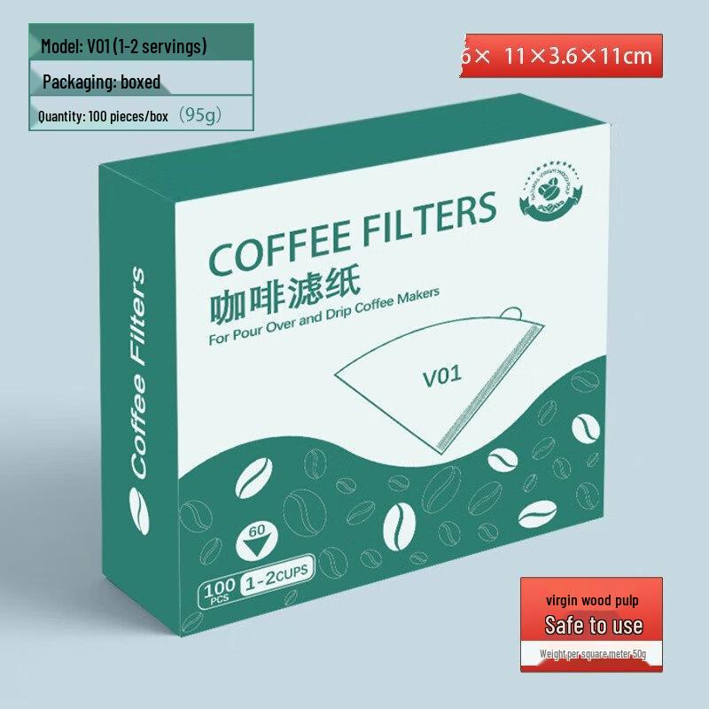 Fan-shaped Coffee Filter Papers