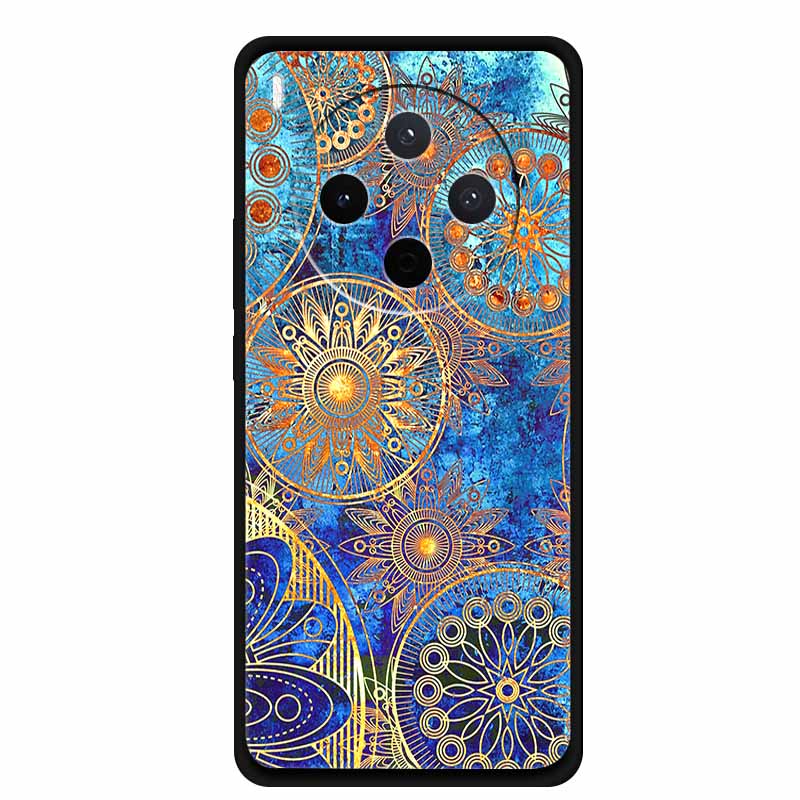 For vivo Y500 Pro 5G Case Flowers Soft Silicone TPU Phone Cases for vivoY500 Pro Shockproof Cool Wolf Animals Protective Cover