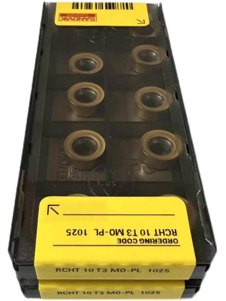 RCHT10T3M0-PL 1025  /  Industrial indexable Carbide Inserts 10 PCS