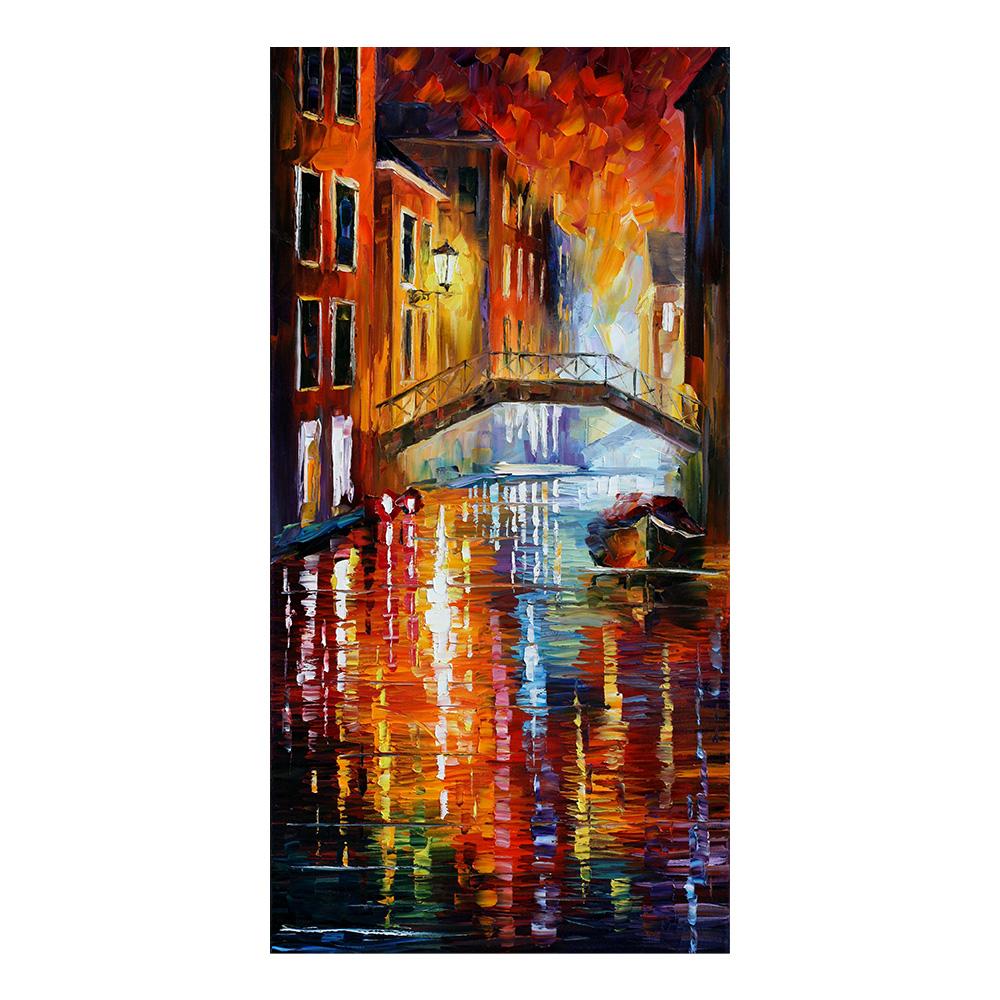 Modern Abstract Aesthetics Wall Art Color Leaf Tree HD Oil on Canvas Posters and Prints Home Bedroom Living Room Decoration Gift