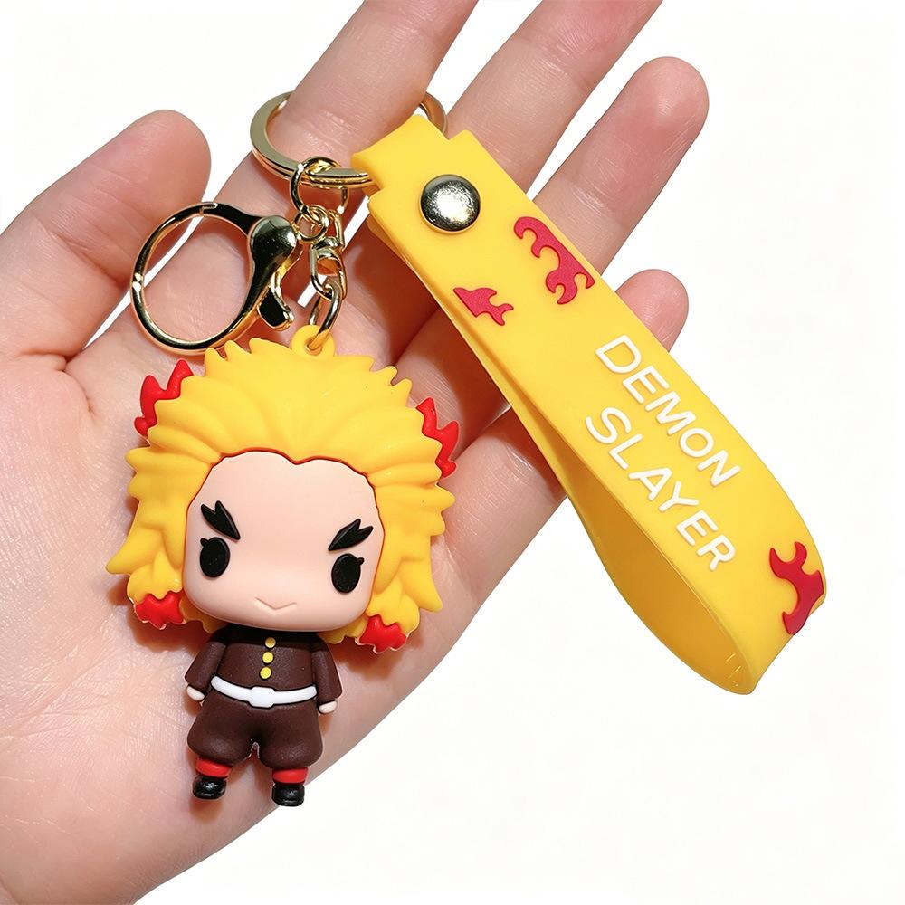 Cute Chibi Style Cartoon Girl Keychain Bag Pendant Doll Accessory