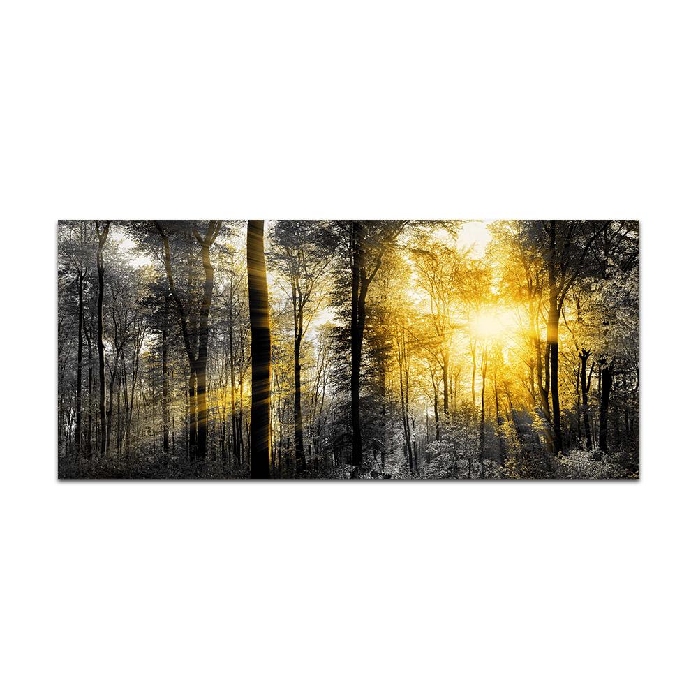 Black White Artwork Gold Mountain Landscape Canvas Painting Scandinavian Poster and Print Wall Art Modern Living Room Decor Pics