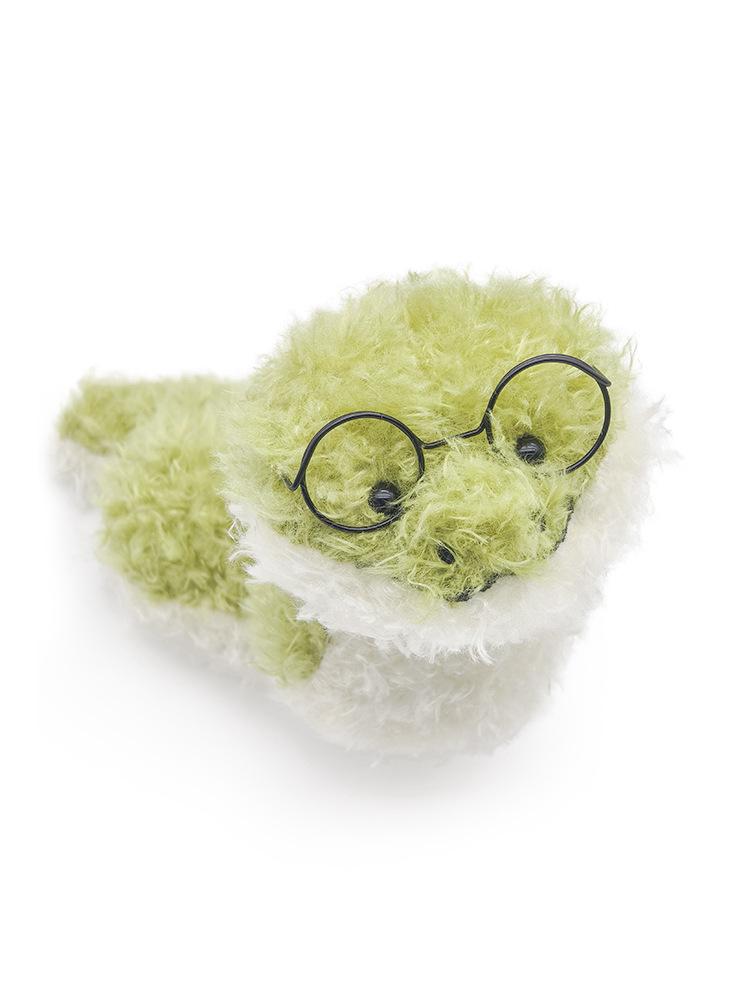 Flauschiges grünes Schlangen-Stofftier für Mädchen - Niedliche Kinderpuppe