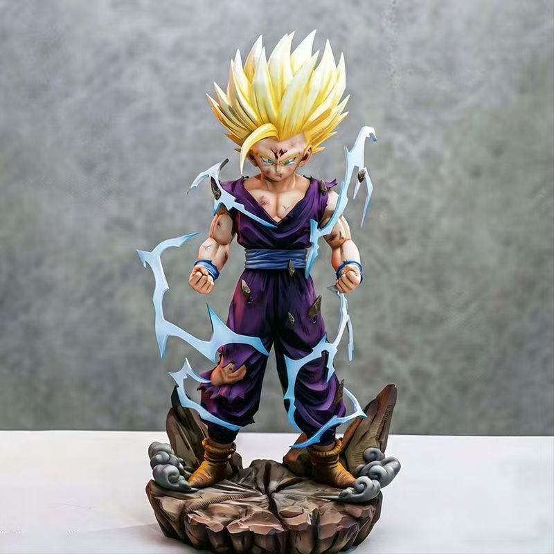 29cm/11.42inch Dragon Ball Z Son Gohan Figure Replace Heads Gohan Super Saiyan Pvc Action Figures Collection Mode Toys Gifts