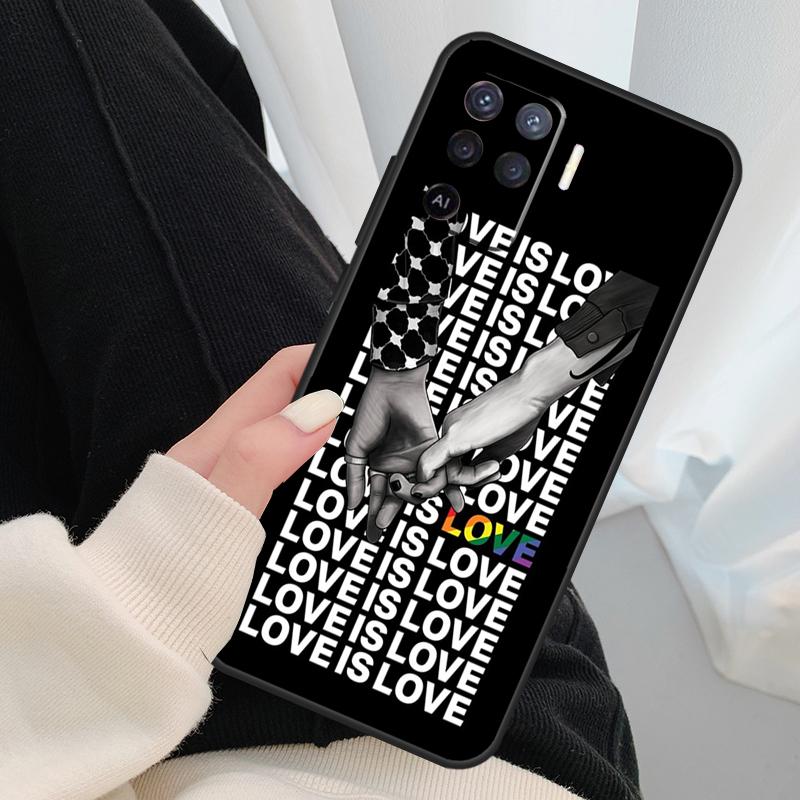 Gay Lesbian LGBT Rainbow Pride Phone Case For OPPO A5 A9 2020 A31 A53 A53S A1K A15 A16 A52 A72 A83 A91 A93 A54 A74 A94
