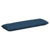 Back Cushion Blue 160 X 19 X 50 Cm Fabric