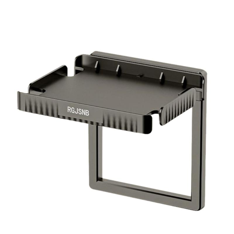 Практичный держатель для мобильного телефона, крепление, удобный держатель для телефона, настенное крепление, поддержка разъема для зарядки телефона чёрный