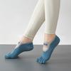 Toe Socks for Men And Women Non-slip Yoga Socks with Grips 5 Toe Athletic Running Socks for Pilates Barre Ballet Fitness