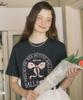 OURHOPE Ballerina T-Shirt - Navy