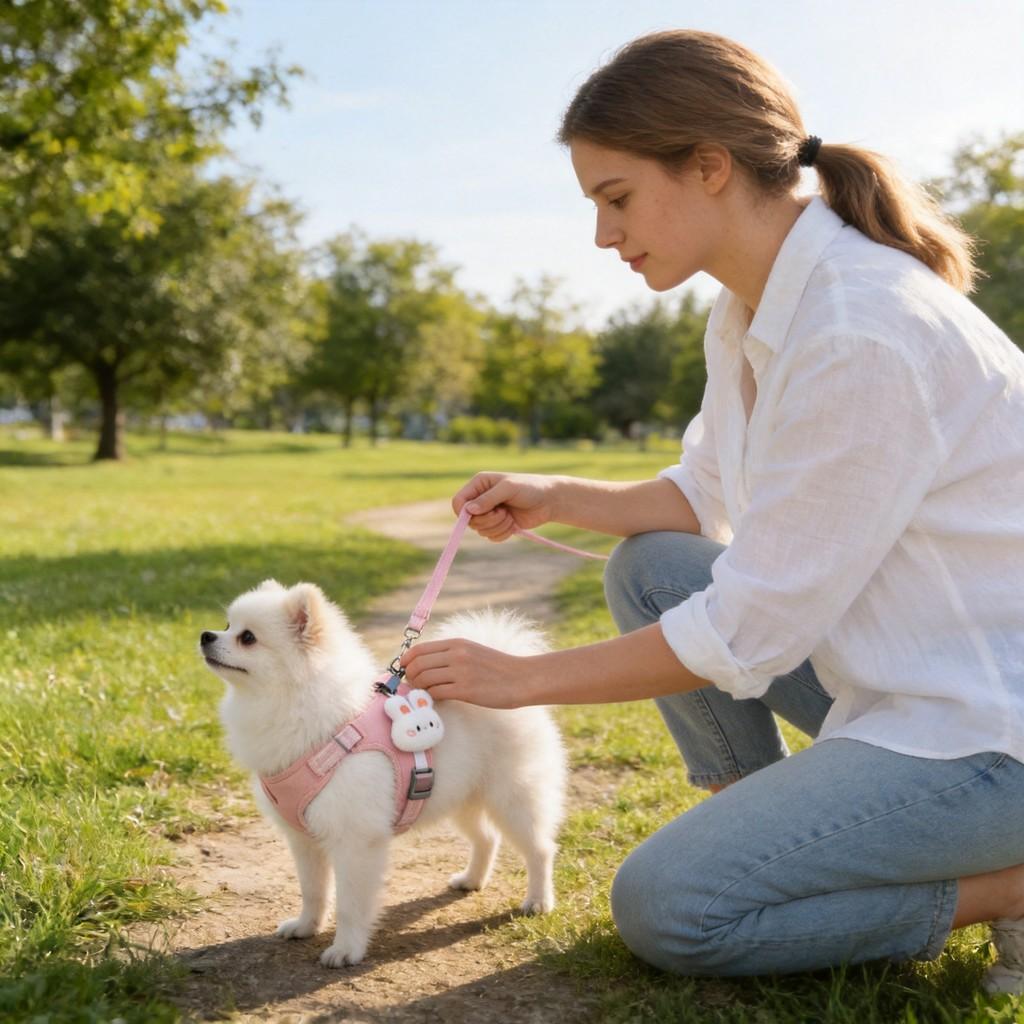 Pet Cat Leash With Escape Preventing Harness For Small Dogs And Cats