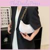 Versatile And Sleek Black Pu Crescent Bag With Inner Phone Pocket For Daily Use And Fashion