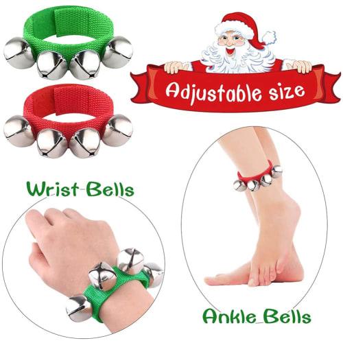 Formemory Ring Bells, Wrist Bells, Hand Bells, 12-Piece Set, 12 Colors, Musical Instruments, Percussion, Karaoke Set, Colorful Ring Bells, Hand Bells,