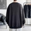 Culeevp Manga Comprida Plus Sólido Waffle Elegante Moletom Preto Masculino, Tamanho, Estampa, Moletom com Capuz Outono/Inverno, (Tamanho L)