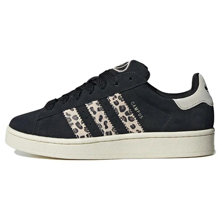 adidas Womens Campus 00s 'Black Leopard' (women's sizes) Core Black / Supplier Colour / Wonder Beige Skate Shoes ID7039
