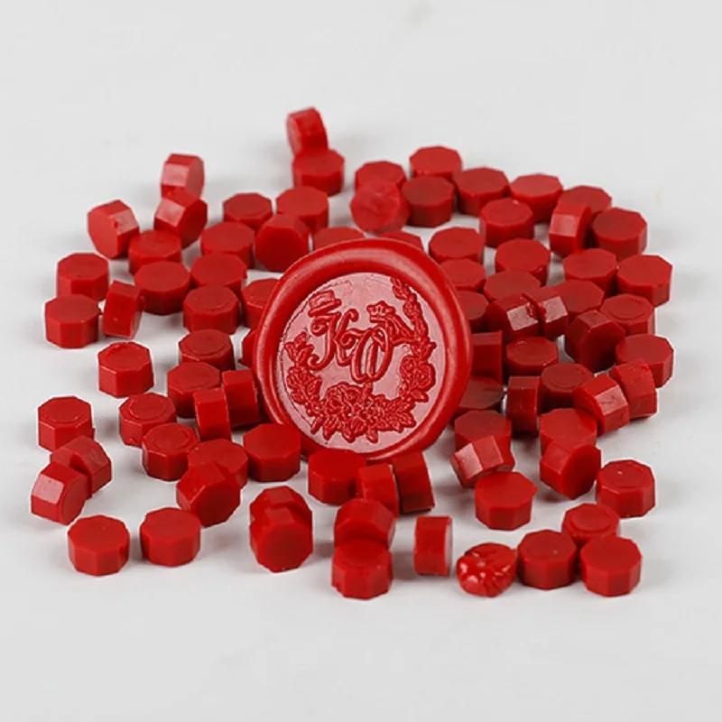 200 Pcs Wax Print Beads Wax Seal for Stamps Wax Lacquer for Seals Retro Sealing Gold Wedding Birthday Lacre for Card Making