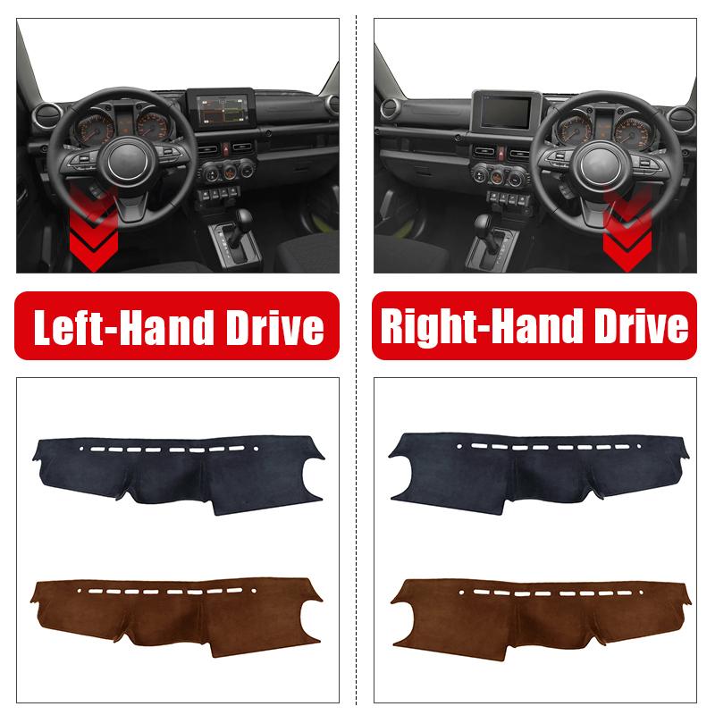 For Suzuki Jimny JB64 JB74 2024 Car Dashboard Cover trument Desk Sun Shade Mat Non-Slip Pad