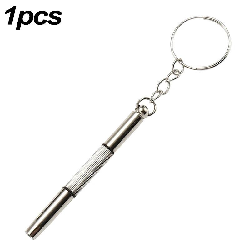 

Стальная отвертка для очков, отвертка для очков, комплект для ремонта часов с брелоком, портативные ручные инструменты, прецизионные отвертки, инструменты