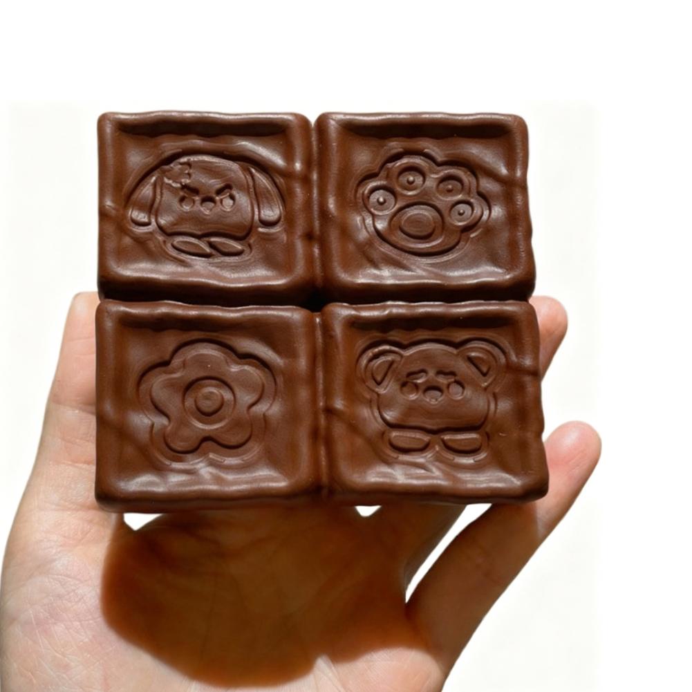 Milk Cube Soft Pinching Toys Slow Rising Decompression Toy Anti Stress Sensory Fidget Toys Shapeable Squeeze Toys Gift