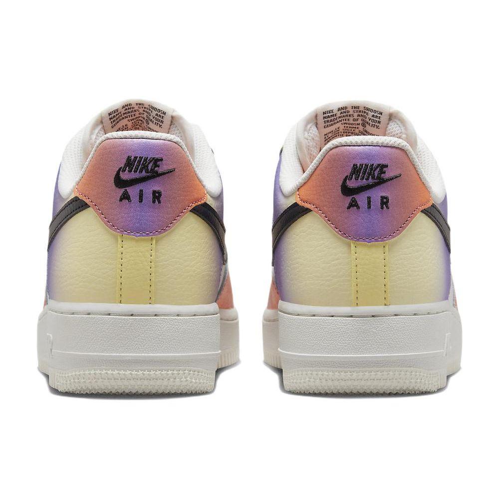 Nike Air Force 1 07 Multi-Color Gradient Women Sneakers Summit-White Bright-Mandarin Action-Grape FD0801-100