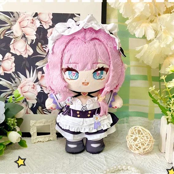 20cm Video Game Honkai: Star Rail Theresa Apocalypse Elysia Le RaideMei Sunday Jingliu Cute Plush Dress-up Cotton Doll Toys