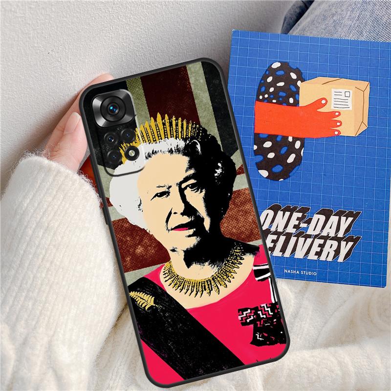 

Queen Elizabeth II Funda For Xiaomi Redmi Note 13 Pro 14 9 10 11 12 9S 10S 11S 12S Redmi 13C 10C 12C 14C Case Redmi Note 11S
