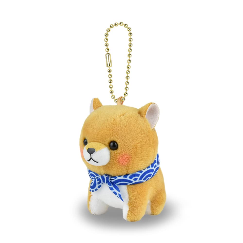 Amuse Plush Toy Mascot Keychain Brown