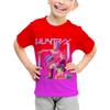 New Children's Clothing KPop Demon Hunter Cartoon Print Top Short Sleeved Girl Boy KPop Demon Girl Group Fan Gift T-shirt