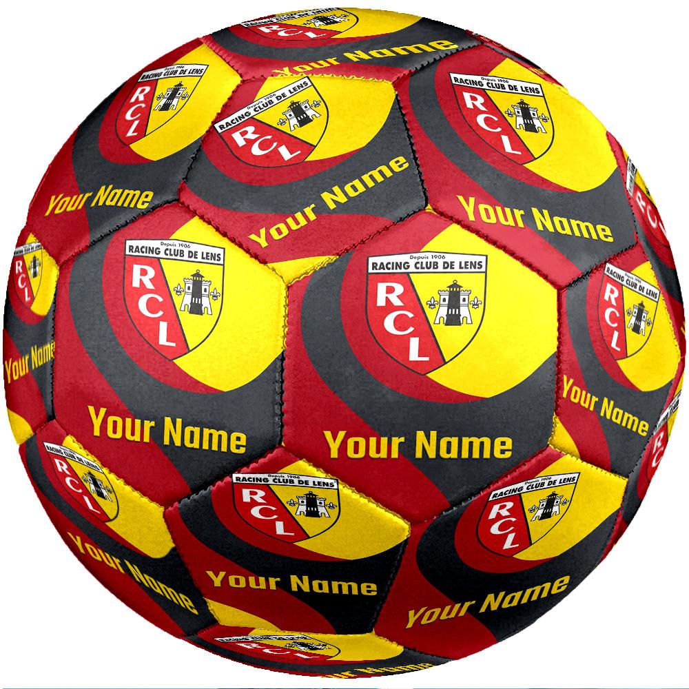 Racing Club De Lens Fashion Size 5 Football Wearproof Non‑Slip Soccer Ball For Sports Training Entertainment Use
