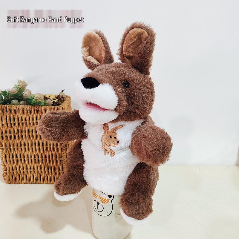 Cartoon Animal Hand Puppet Plush Doll for Kids' Interactive Play