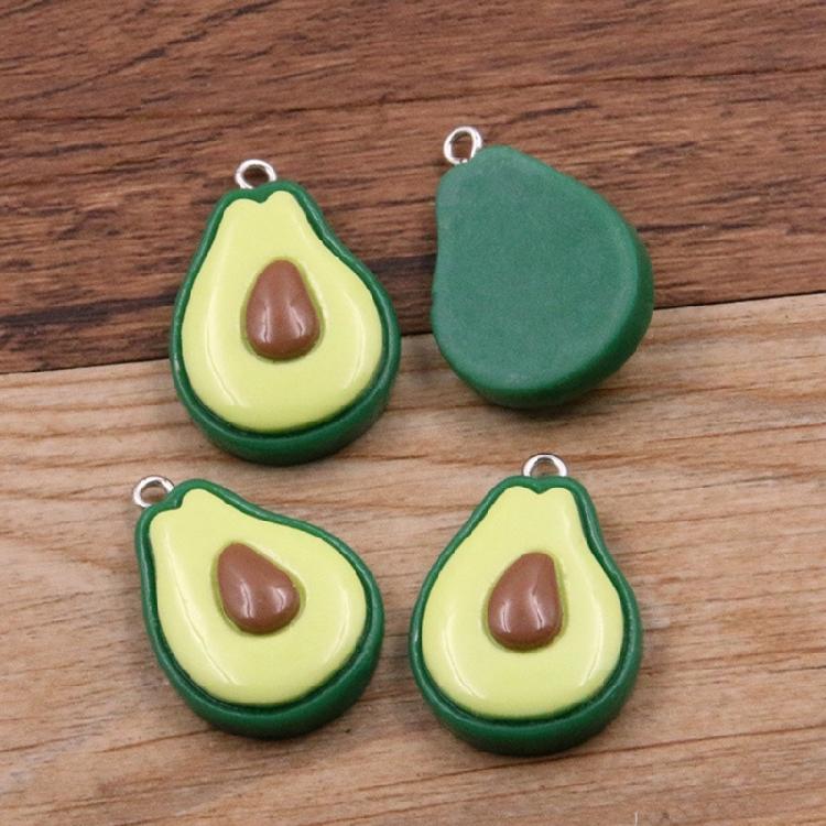 Kreatywny breloczek do telefonu Awokado Breloczek do kluczy Żywica Owoc Breloczek do kluczy Dekoracyjny dodatek Zawieszka do torby Portfela Plecaka Torebki