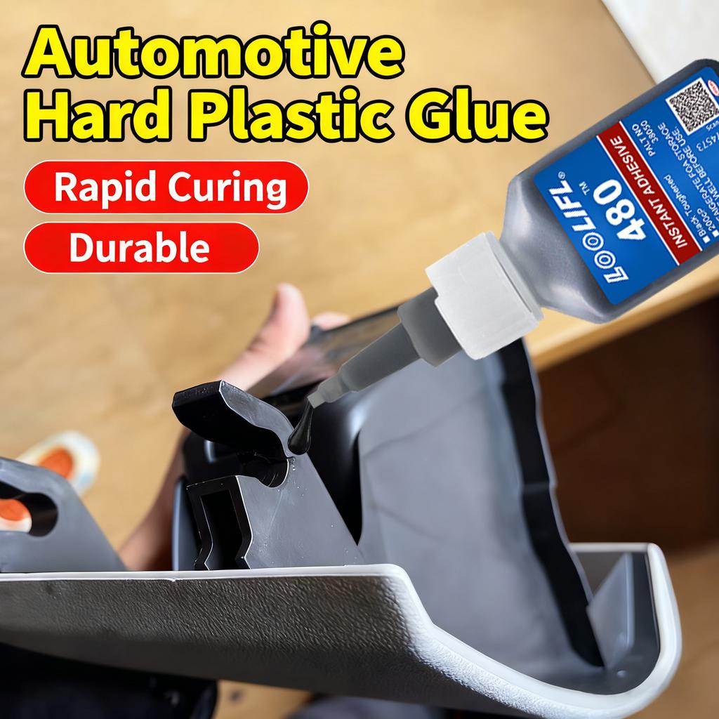 LOOLIFL480 20g Cyanoacrylate Adhesive High Temp Resistant Impact Resistant Bond Plastic Metal Rubber For Auto Body Bumper Repair Mass Air Flow 3