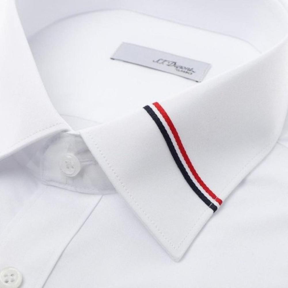 S.T. Dupont 26ss Long Sleeve Slim Fit Shirt Se6sm21ls375swh