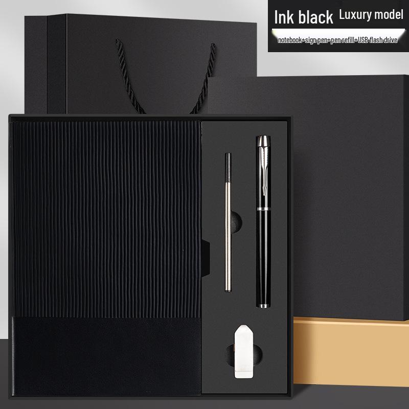 High-End Customizable Office Notebook Gift Set with Logo