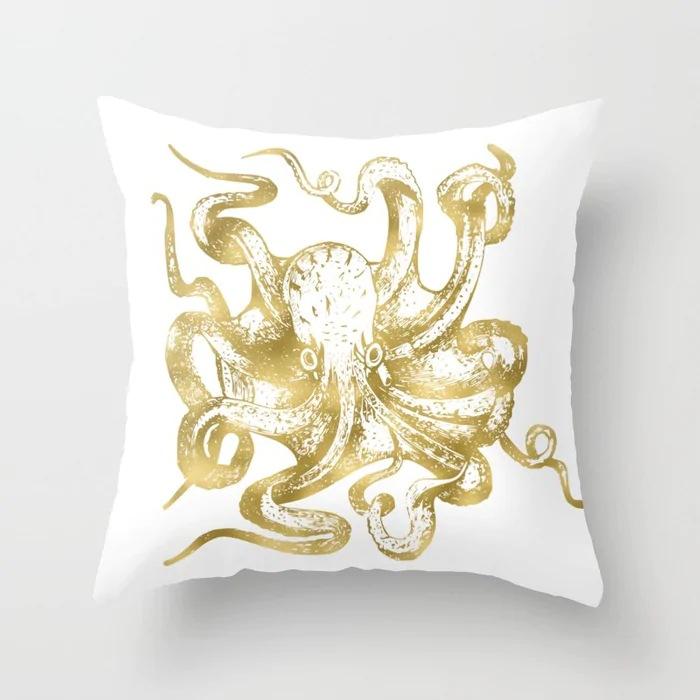 Peach Leather Velvet Yiwu Pillow Creative Home Car Cushion Picture Pillow Case Golden Bee Sofa