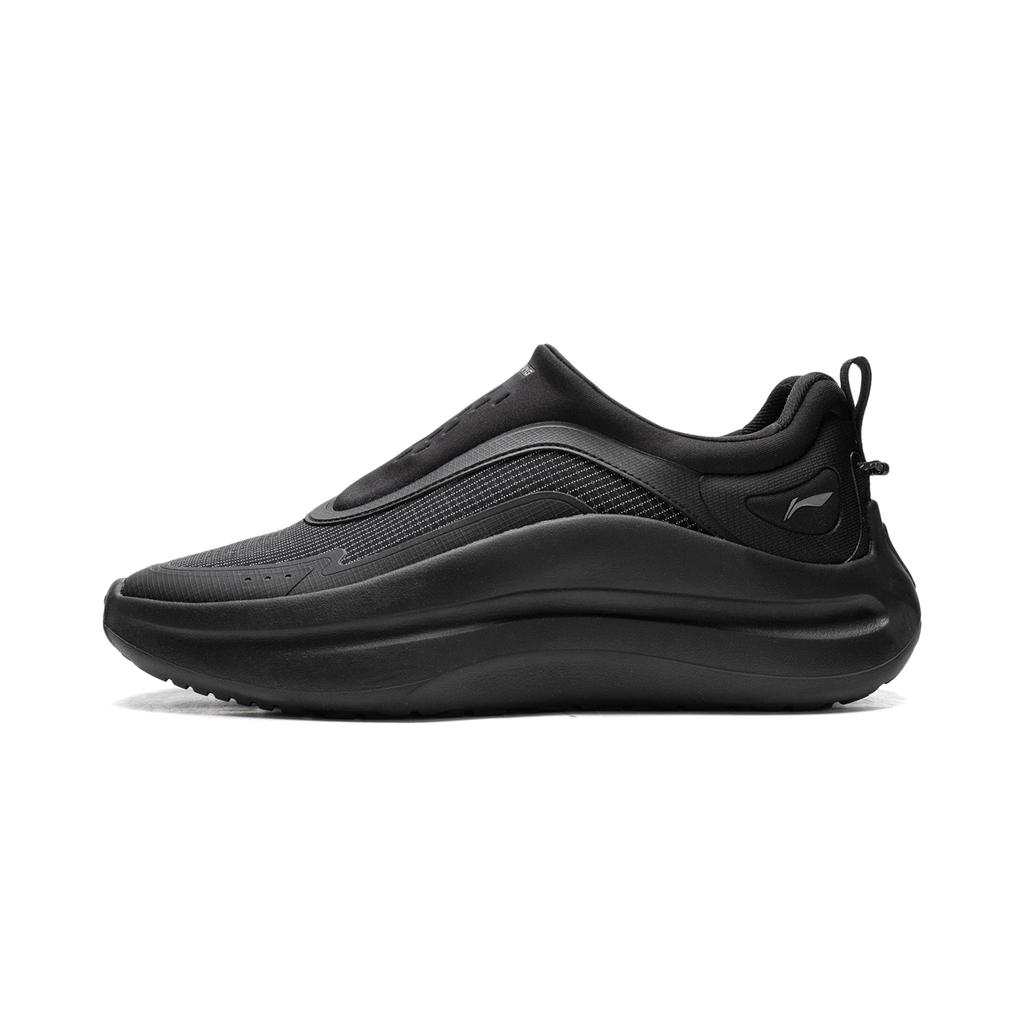 Li Ning Cloud Wave Lycra Cushioning Slip Resistant Abrasion Resistant Lightweight Rebound Low Top Casual Shoes Men's AGLV187-1