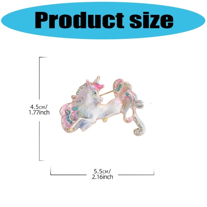 Traditional Chinese Styles Horse Brooch Versatile For Formal Casual Occasions Secure Pin Accessory