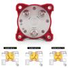 9001E 32V 350A Battery Disconnect Switch Selector Disconnect 4 Position 3 Pins for Marine Boat Truck RV ON and OFF