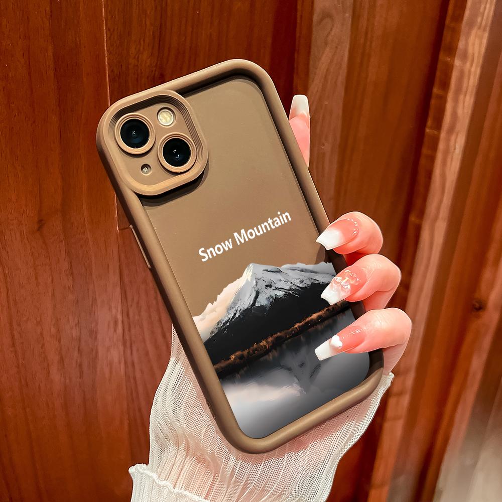 Soft Silicone Square Ladder Printing Pattern Phone Casing Full Cover Camera Shockproof Protection Rubber Case for OPPO Realme