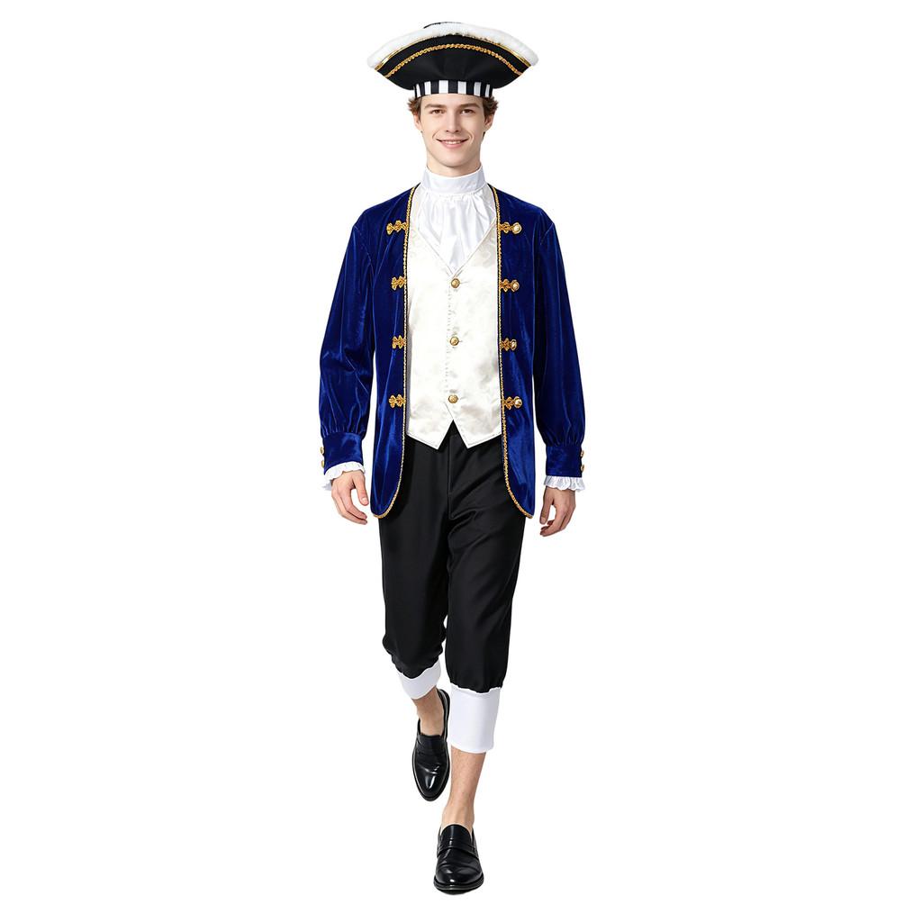 Colonies Pirate Cosplay Costume For Men With Polyester Fabric Perfect For Anime And Fantasy Role Play
