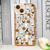 Cartoon Halloween Kürbis Geist Fledermaus Klare Handyhülle für IPhone 16 15 14 13 12 11 Pro Max Mini XS X SE 7 8Plus Weiche Hülle Fundas