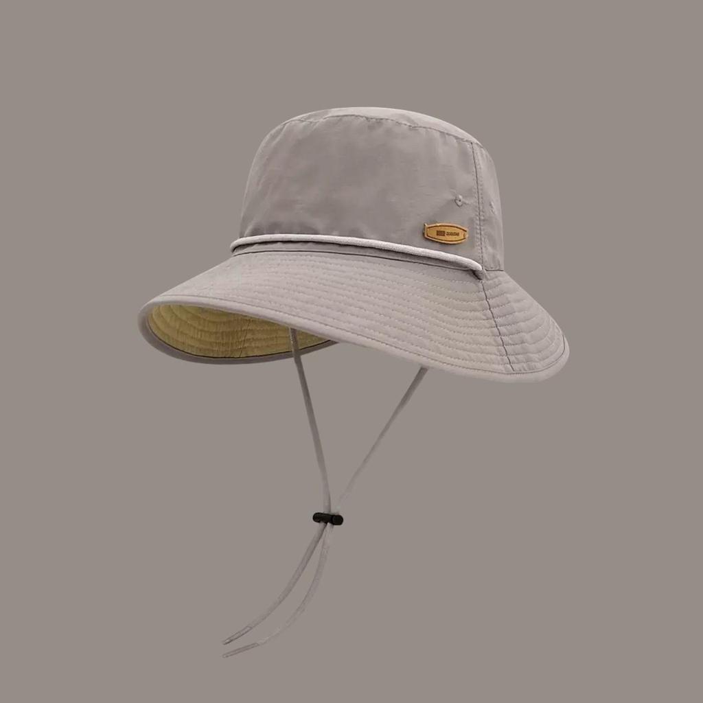 New Summer UV Protection Hat for Women Wide Brim Double-side Wear Fishermen Cap Female Solid Color Hiking Climbing Sunshade Hat