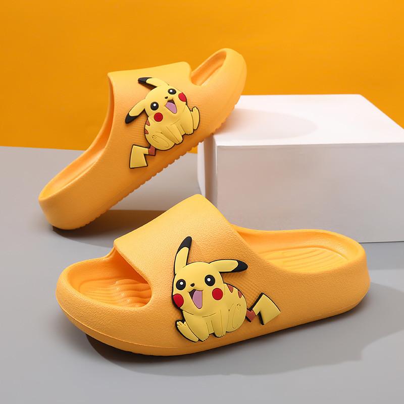 Pikachu Kinder Hausschuhe Stilvolle Sommer-Sandalen für Jungen und Mädchen