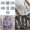 Künstlerische französische Barock Phalaenopsis Orchideen Herz Silikon Nagelkunstform für Handwerksdekoration