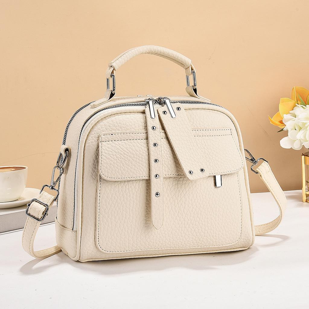 Bag Women's 2025 New Fashion and Simple Shoulder Crossbody Bag Versatile Large Capacity Portable Small Square Bag Women's Bag